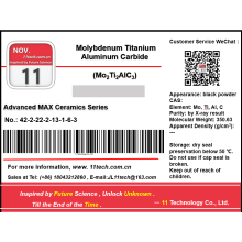 Matériaux de phase maximale en métal mixte mo2ti2alc3